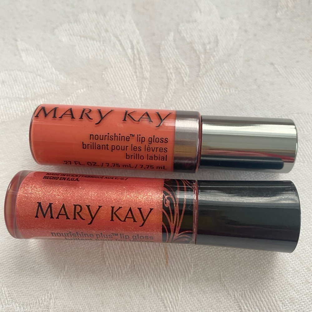 Mary Kay Nourishine Lip Gloss Melon Sorbet & Fancy Nancy New no Box